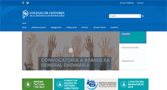 Desktop Screenshot of colegiodegestores.com.ar